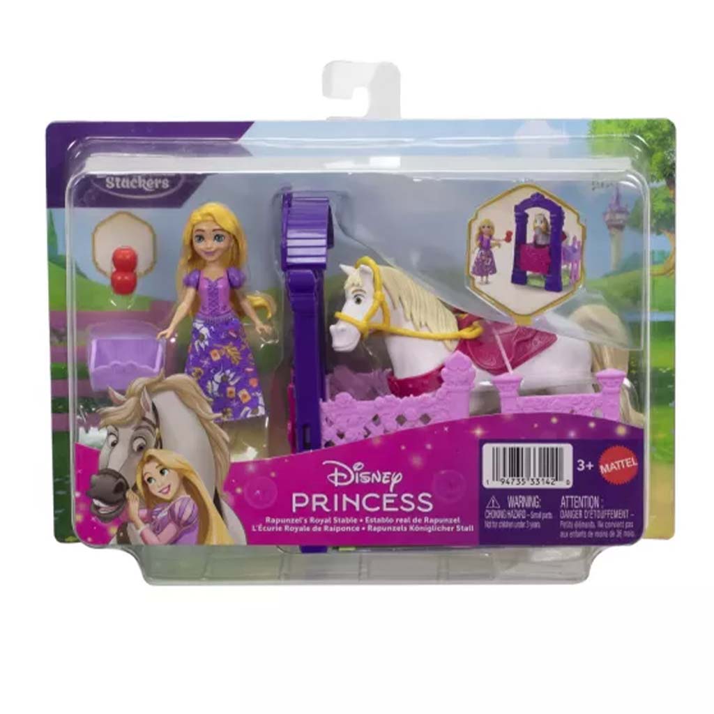 Księżniczki Disneya: Mini stajnia księżniczki Roszpunki - Mattel kép 1