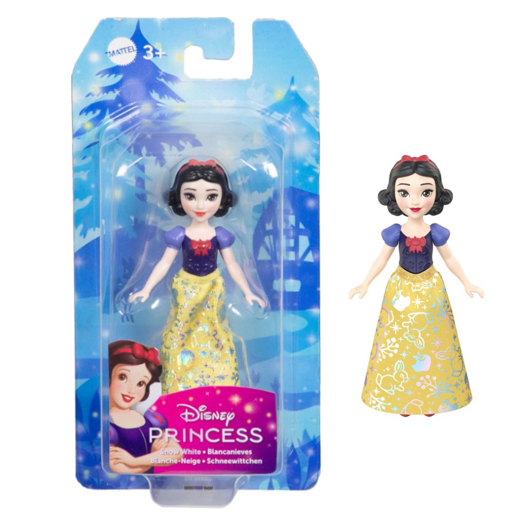 Księżniczki Disneya: mini laleczka Królewny Śnieżki - Mattel kép 1