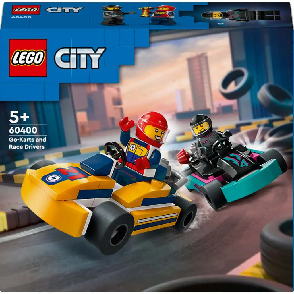 LEGO® City: Gokarty i kierowcy wyścigowi (60400) kép 1