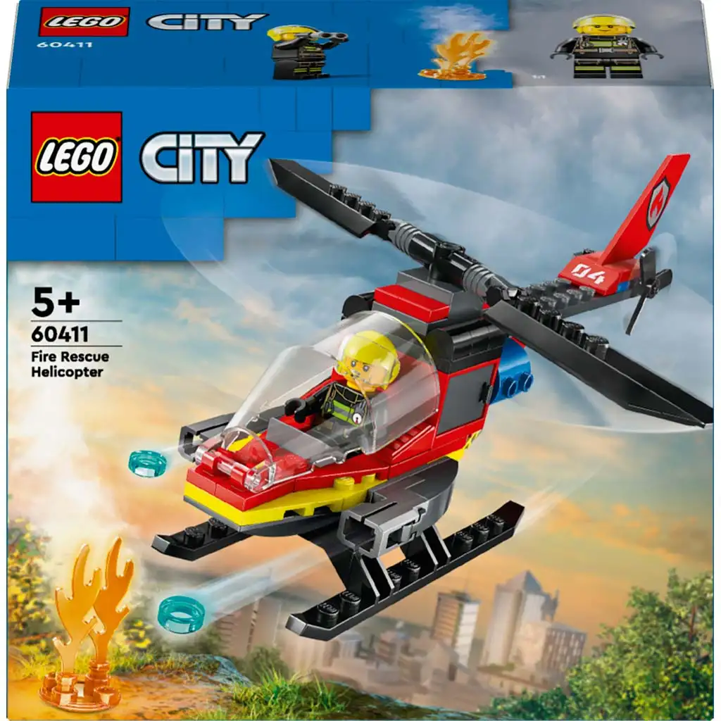 LEGO® City: Helikopter ratunkowy straży pożarnej (60411) kép 1