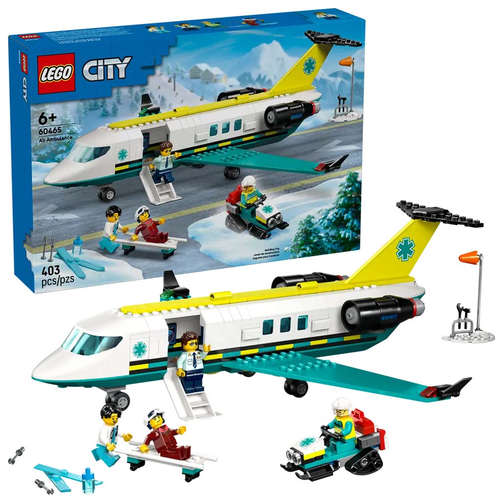 LEGO® City: Samolot ratunkowy służb ratunkowych (60465) kép 1