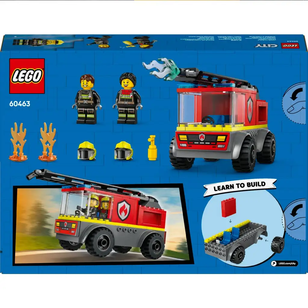LEGO® City: Wóz strażacki z drabiną (60463) kép 5