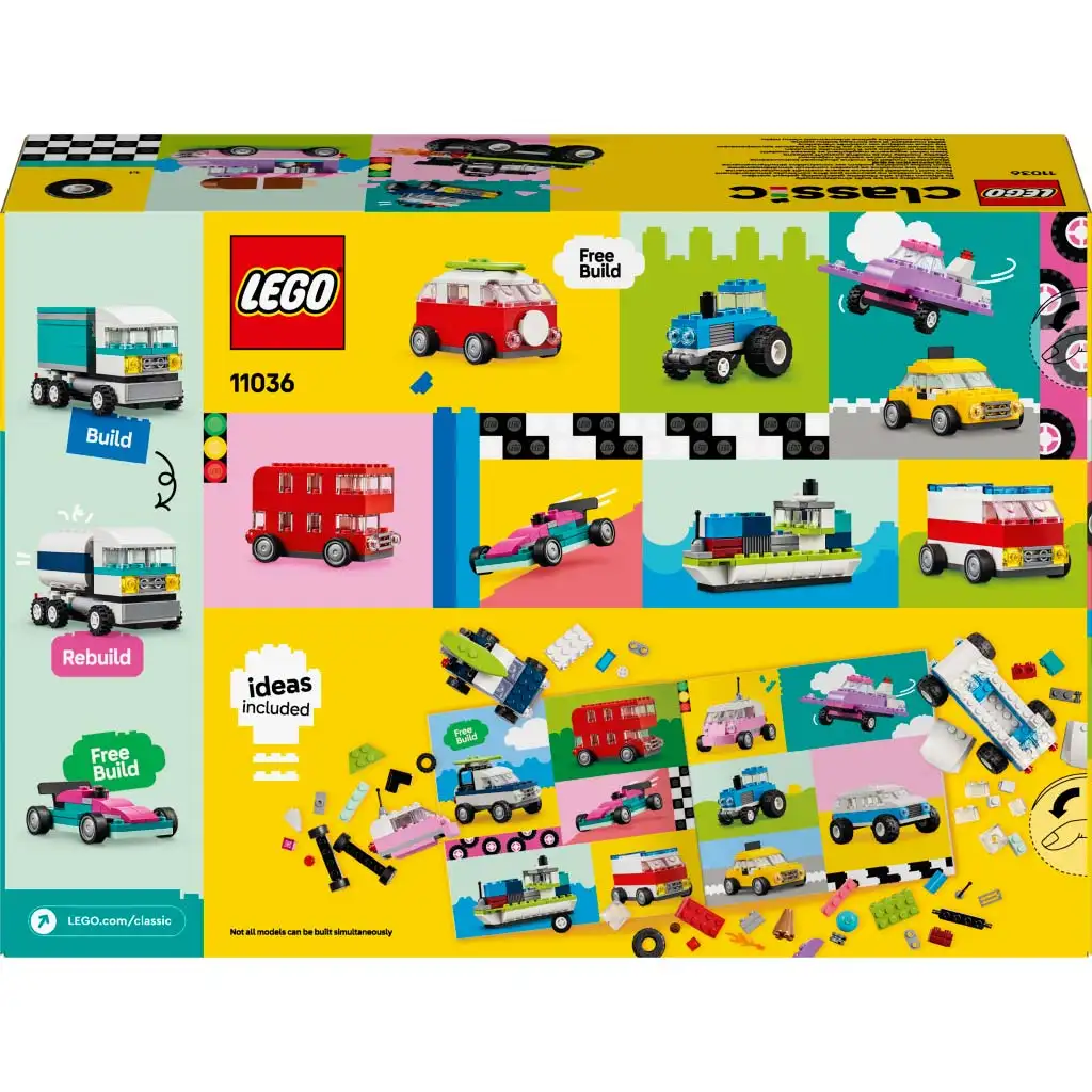 LEGO® Classic: Kreatywne pojazdy (11036) kép 2