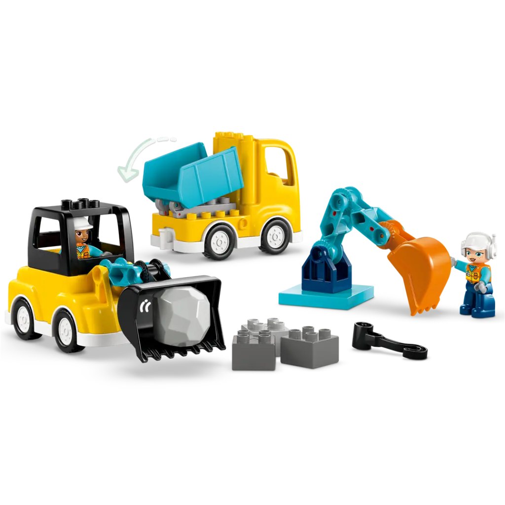 LEGO® DUPLO®: 3 w 1 maszyny budowlane (10475) kép 3
