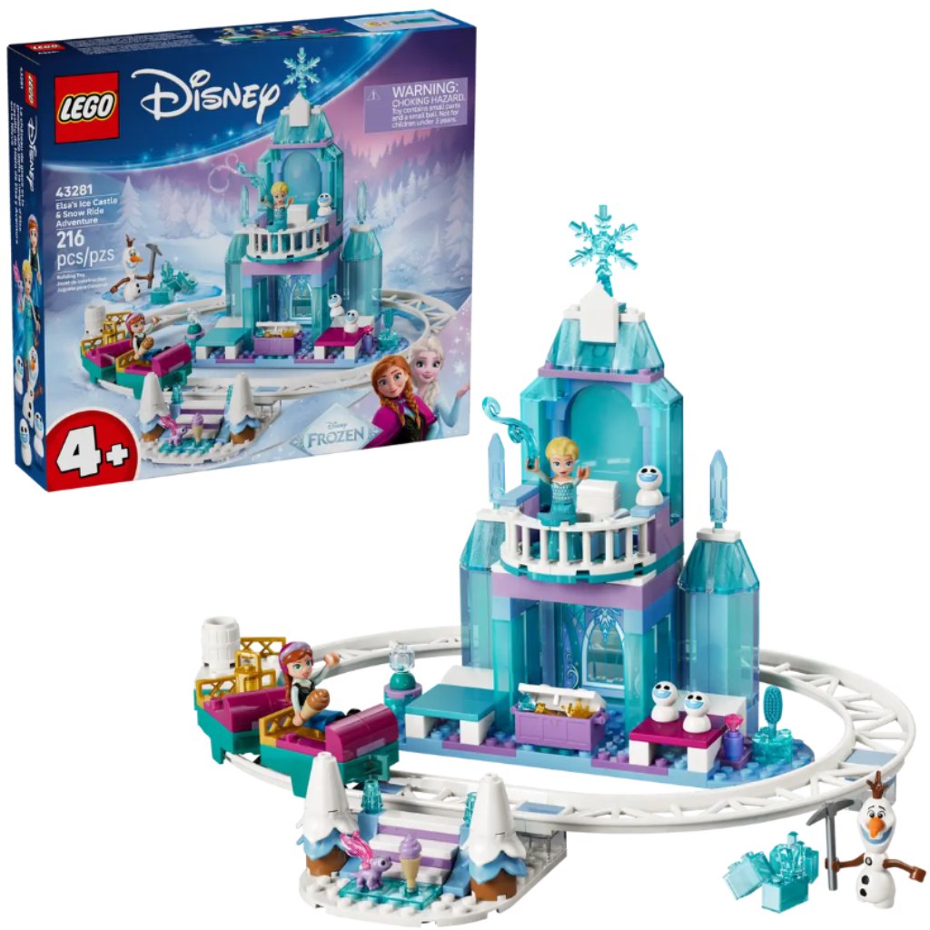 LEGO® Disney: Lodowy zamek Elsy i jej przygody na sankach (43281) kép 1