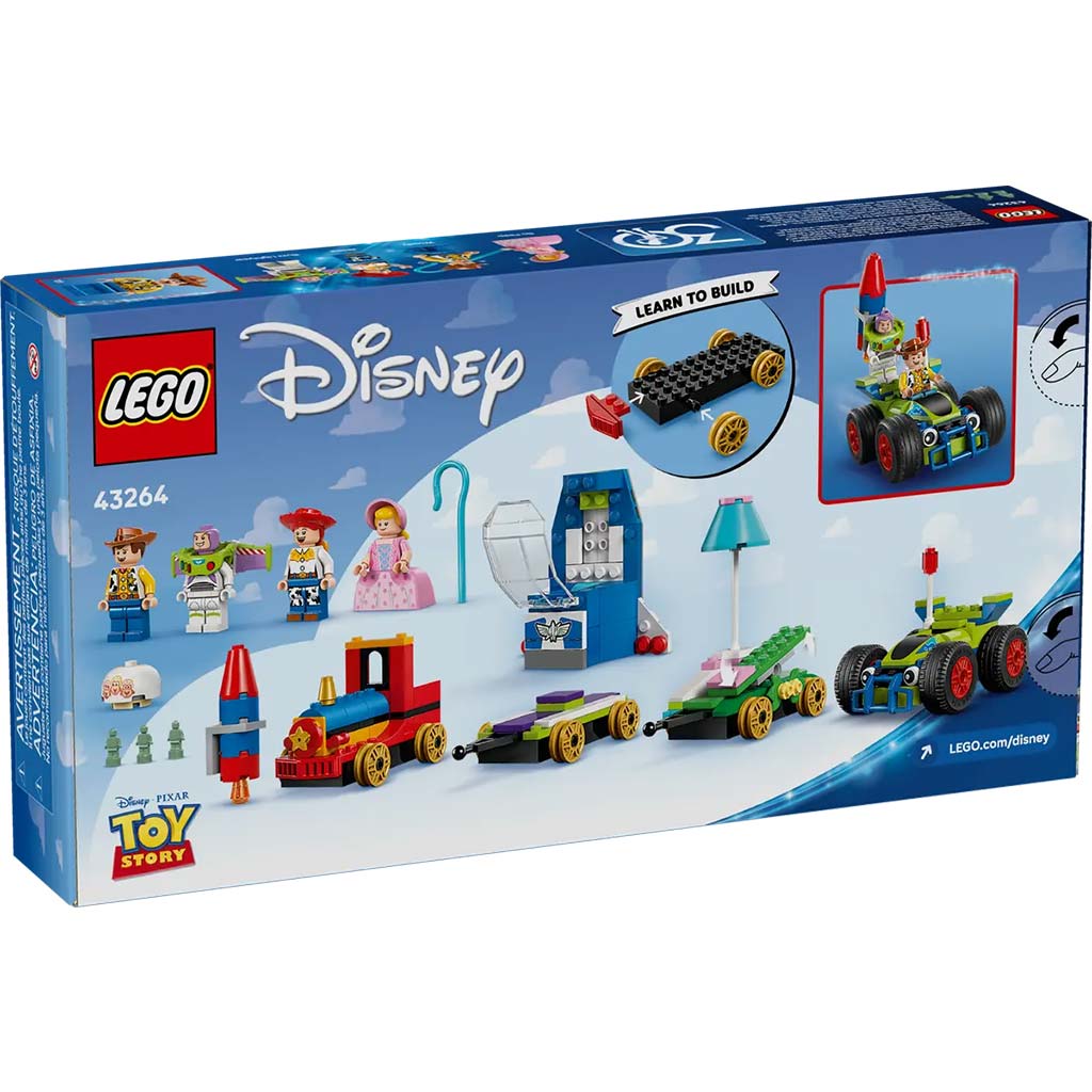 LEGO® Disney: Świąteczny pociąg Toy Story i wyścigówka RC (43264) kép 2
