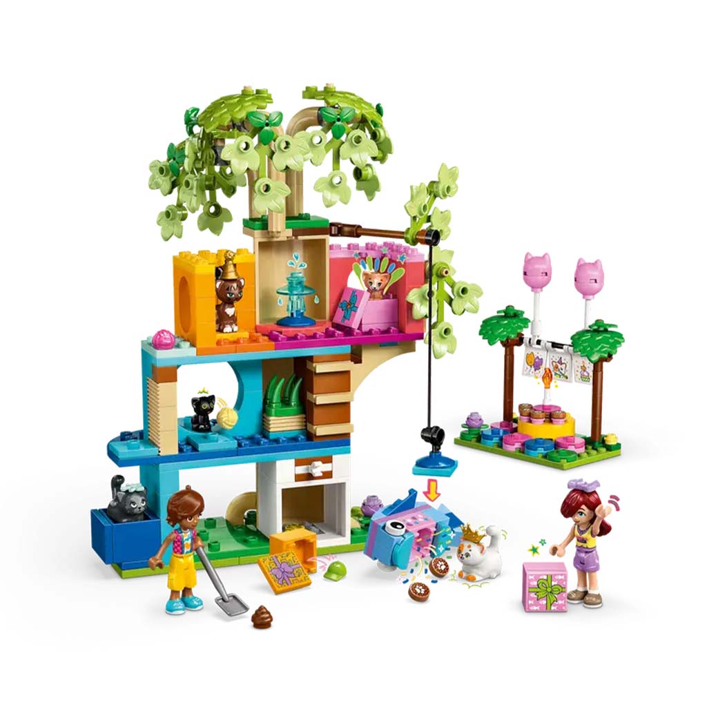 LEGO® Friends: Koci urodzinowe przyjęcie i domek na drzewie dla kotów (42666) kép 4