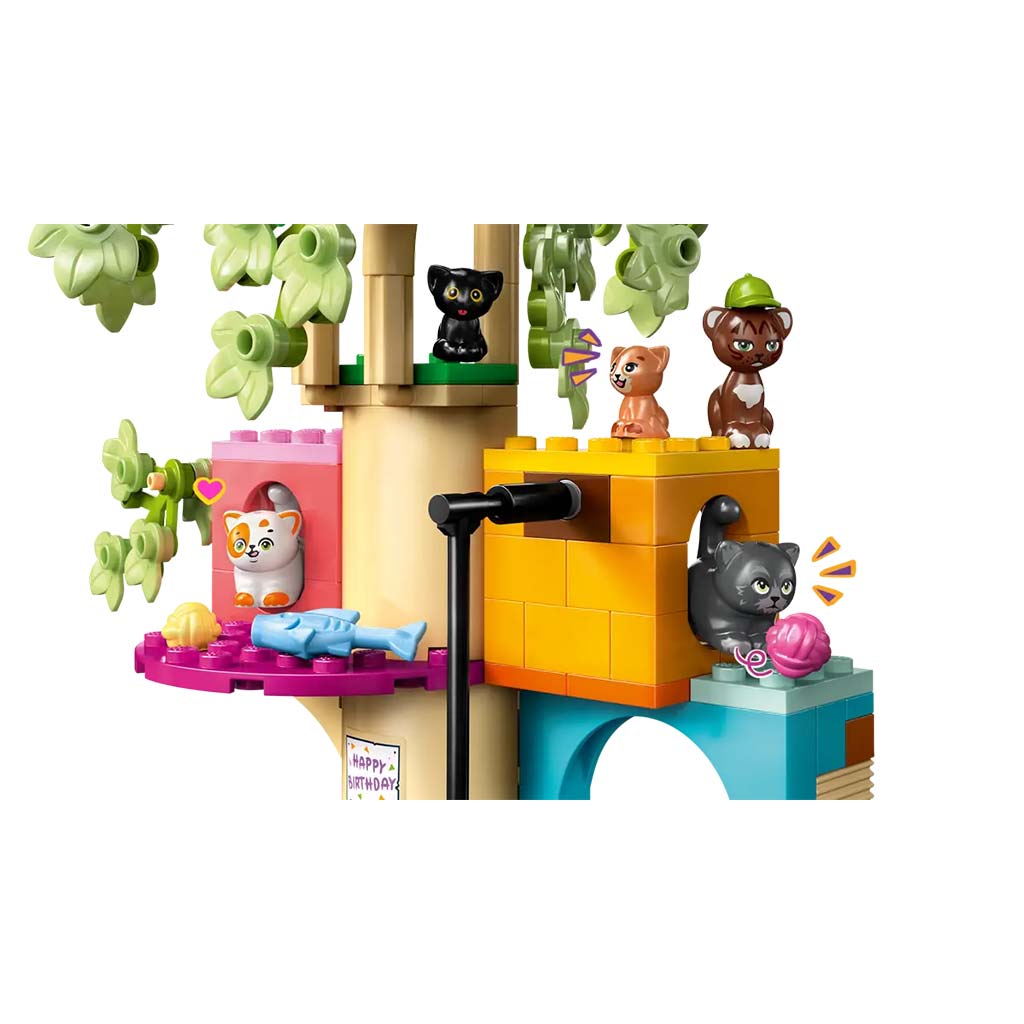 LEGO® Friends: Koci urodzinowe przyjęcie i domek na drzewie dla kotów (42666) kép 5