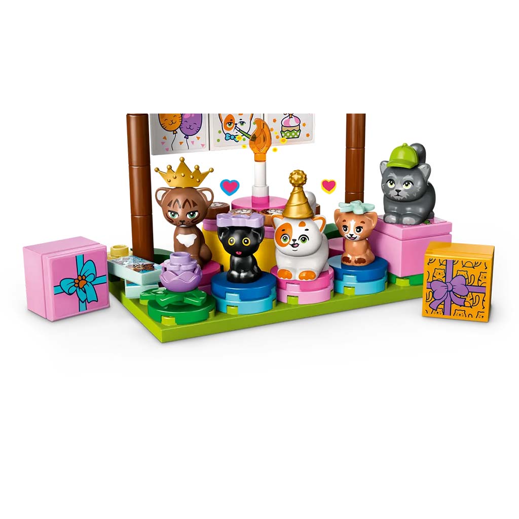 LEGO® Friends: Koci urodzinowe przyjęcie i domek na drzewie dla kotów (42666) kép 6