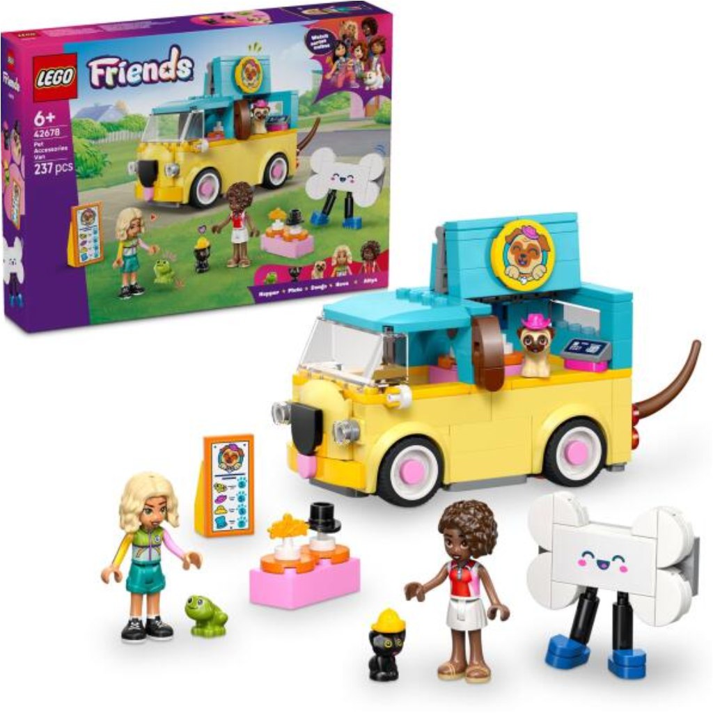LEGO® Friends: Mała ciężarówka z akcesoriami dla zwierząt (42678) kép 1