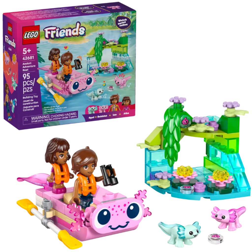 LEGO® Friends: Przygody na łodzi z aksolotlem (42681) kép 1
