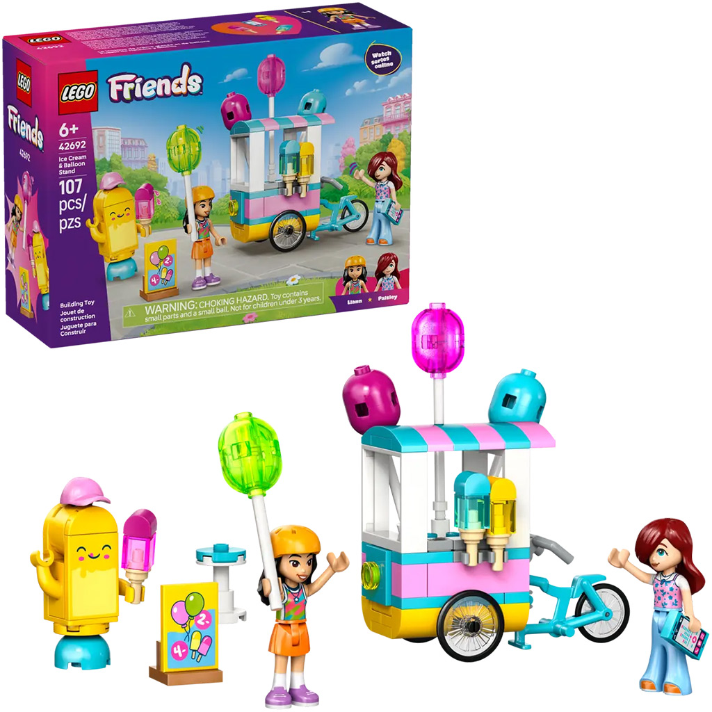 LEGO® Friends: Sprzedawca lodów i balonów (42692) kép 1