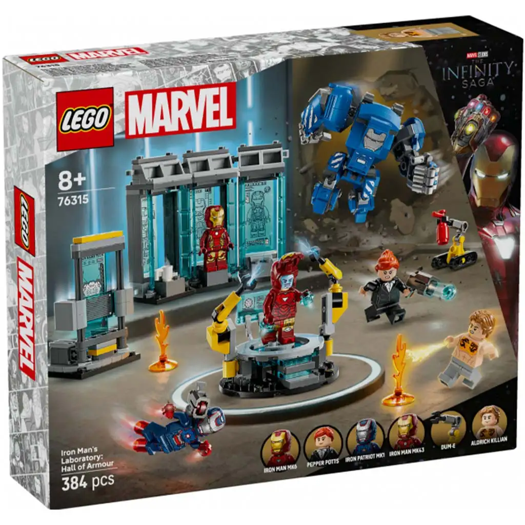 LEGO® Marvel: Laboratorium Iron Mana: Zbrojownia (76315) kép 1