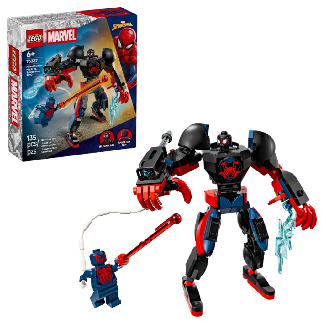 LEGO® Marvel: Miles Morales kontra Spider-Man 2099 robot (76337) kép 1