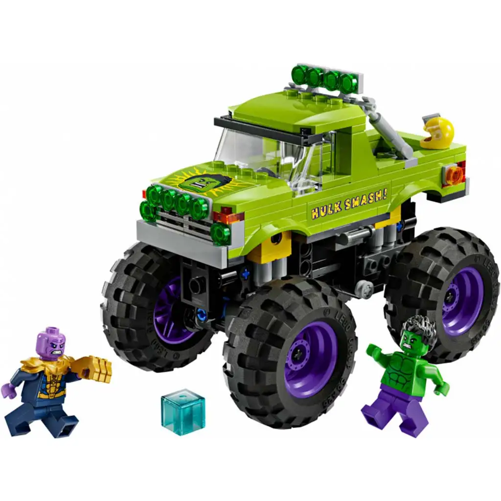 LEGO® Marvel: Olbrzymi terenowy pojazd Hulka kontra Thanos (76312) kép 3
