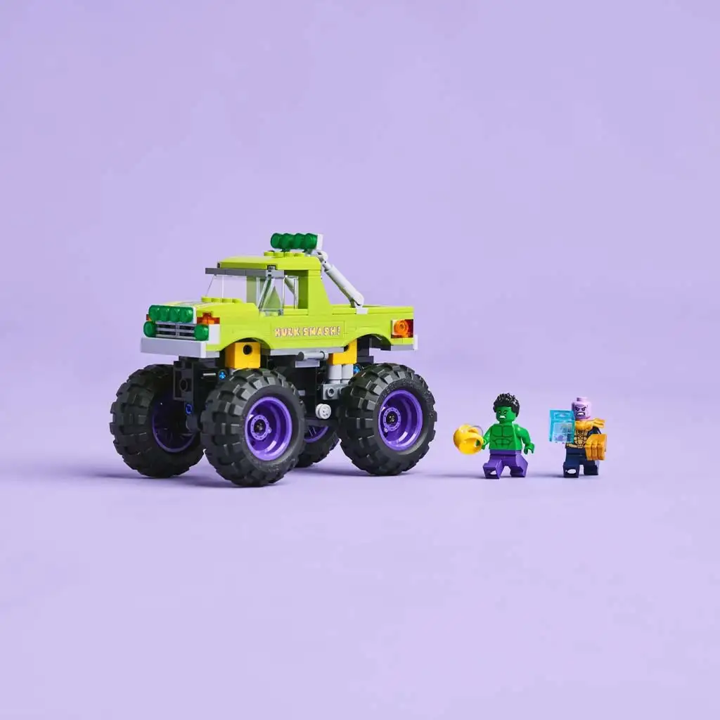 LEGO® Marvel: Olbrzymi terenowy pojazd Hulka kontra Thanos (76312) kép 6