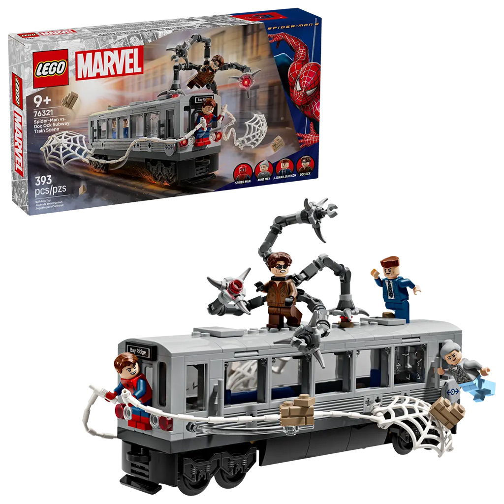 LEGO® Marvel: Pojedynek Spider-Mana i Doktora Ocka w wagonie metra (76321) kép 1