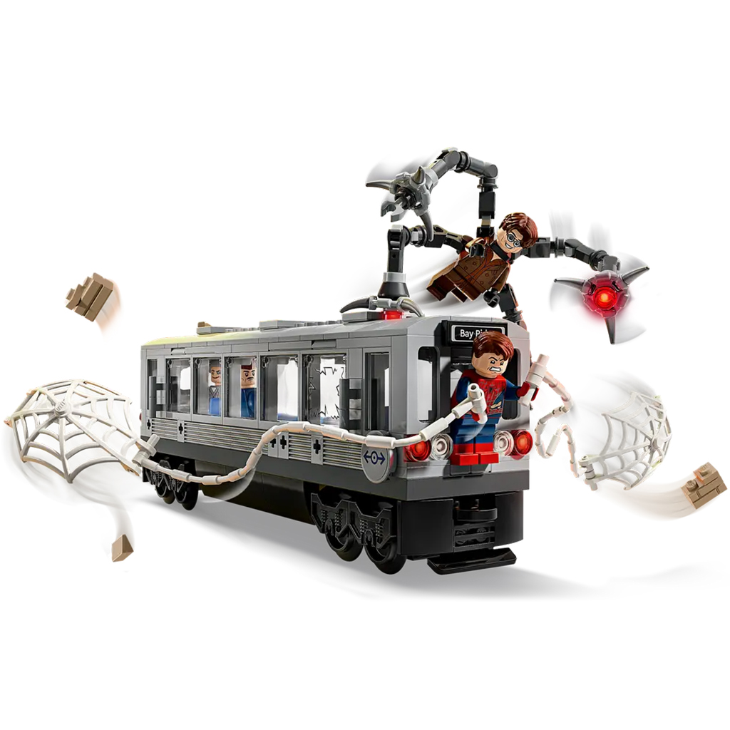 LEGO® Marvel: Pojedynek Spider-Mana i Doktora Ocka w wagonie metra (76321) kép 2