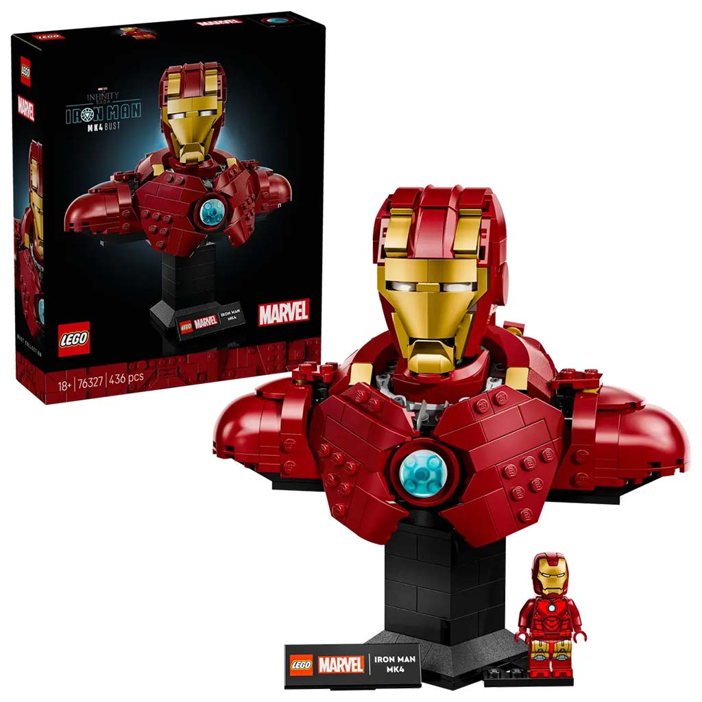 LEGO® Marvel: Popiersie Iron Mana MK4 (76327) kép 1