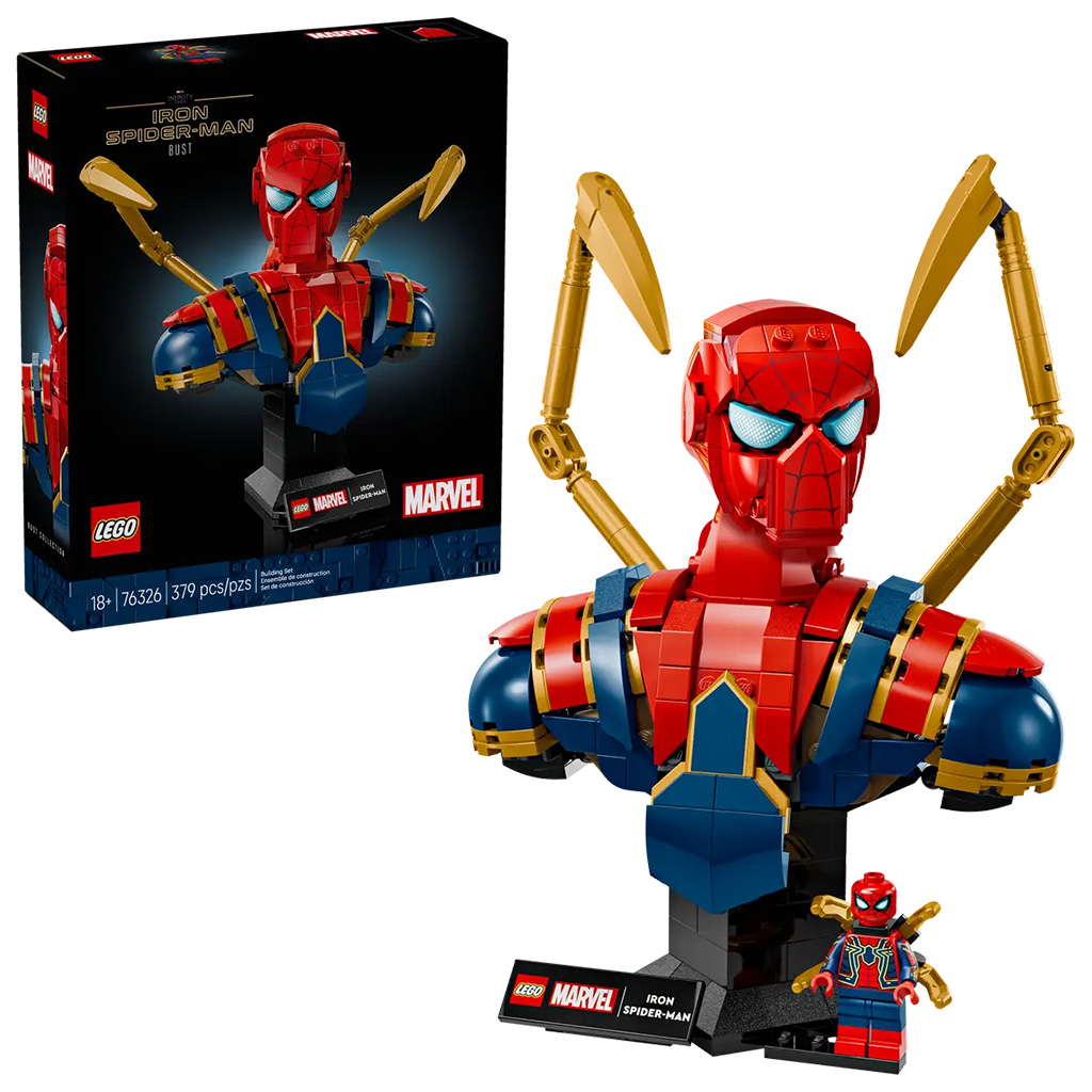 LEGO® Marvel: Popiersie Iron Spider-Mana (76326) kép 1