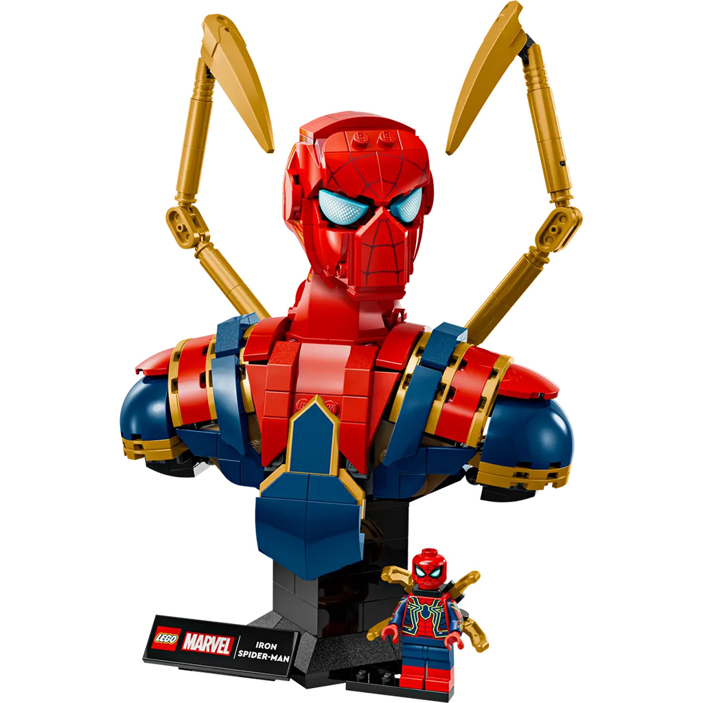 LEGO® Marvel: Popiersie Iron Spider-Mana (76326) kép 5