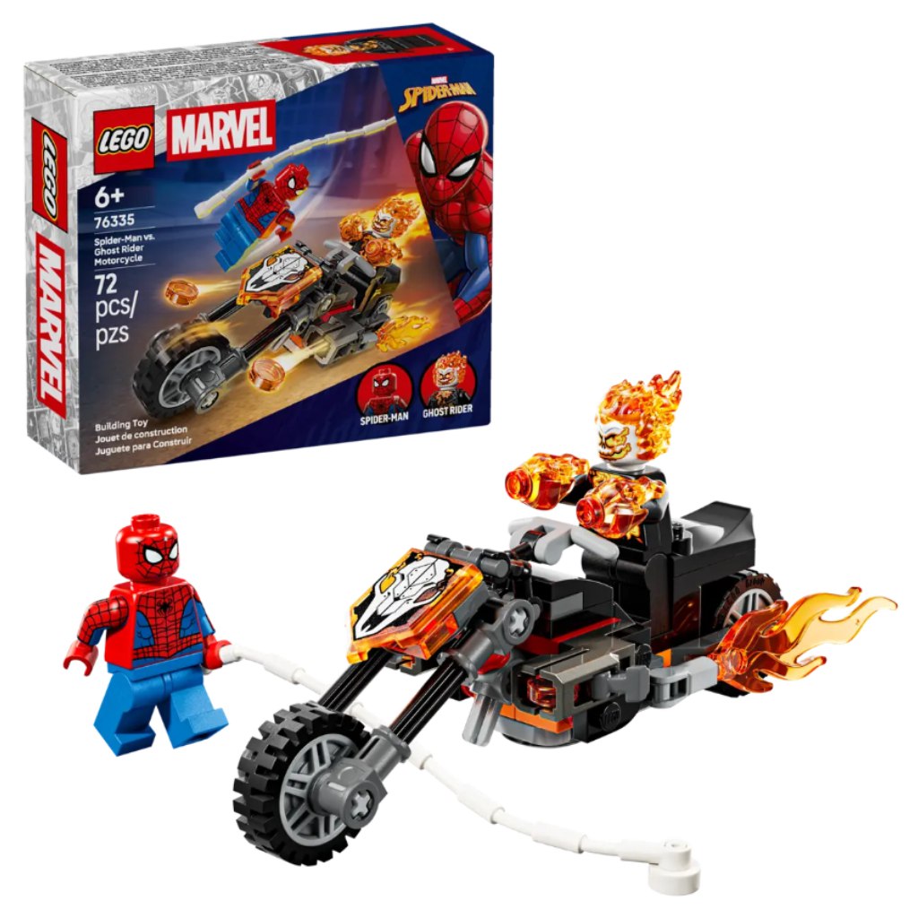 LEGO® Marvel: Spider-Man kontra Ghost Rider na motocyklu (76335) kép 1