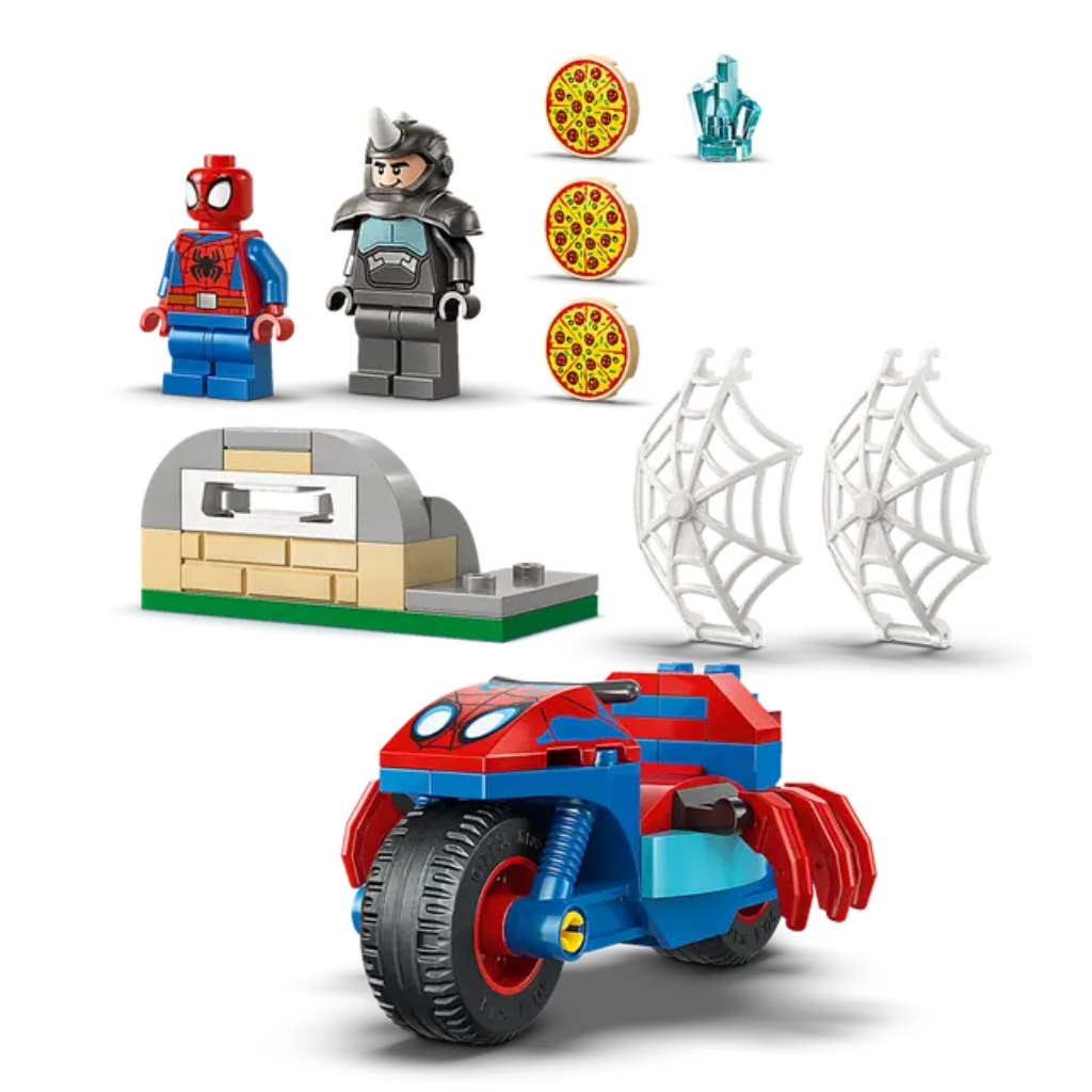 LEGO® Marvel: Spider-Man na motocyklu kontra Rhino (11206) kép 3