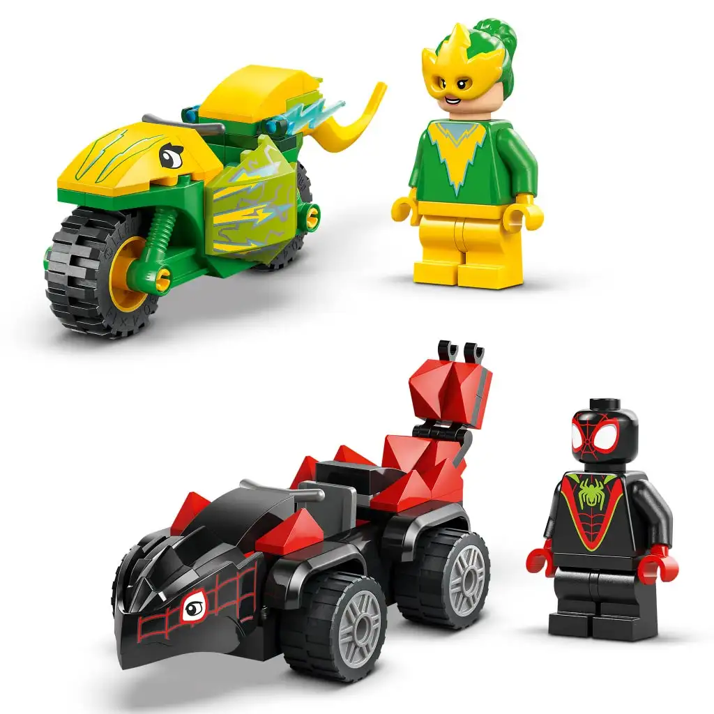 LEGO® Marvel: Spin i Electro – Pościg pojazdem dinozaura (11198) kép 5