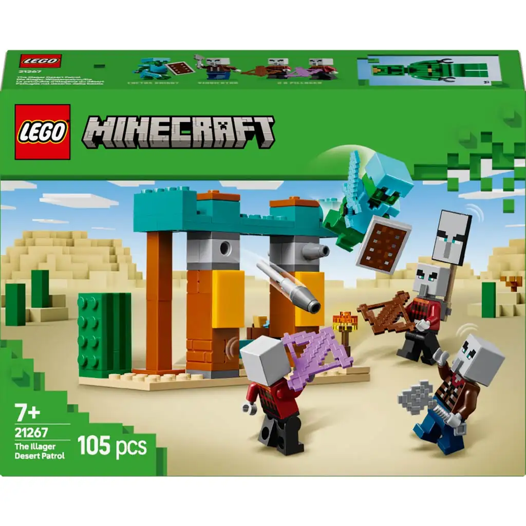 LEGO® Minecraft: Patrol Illagerów na pustyni (21267) kép 1