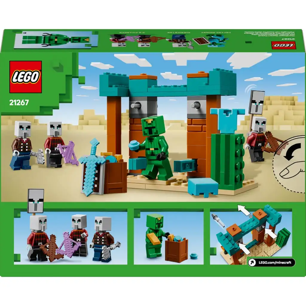 LEGO® Minecraft: Patrol Illagerów na pustyni (21267) kép 2