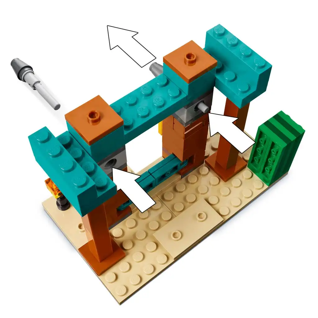 LEGO® Minecraft: Patrol Illagerów na pustyni (21267) kép 3
