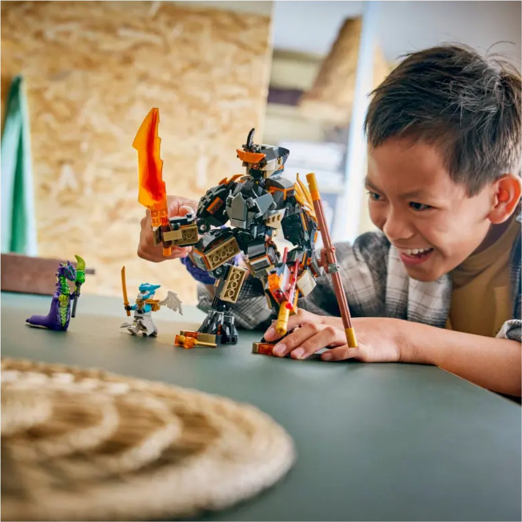 LEGO® Ninjago: Akcyjny robot Cole’a i Smok Zane’a (71854) kép 4