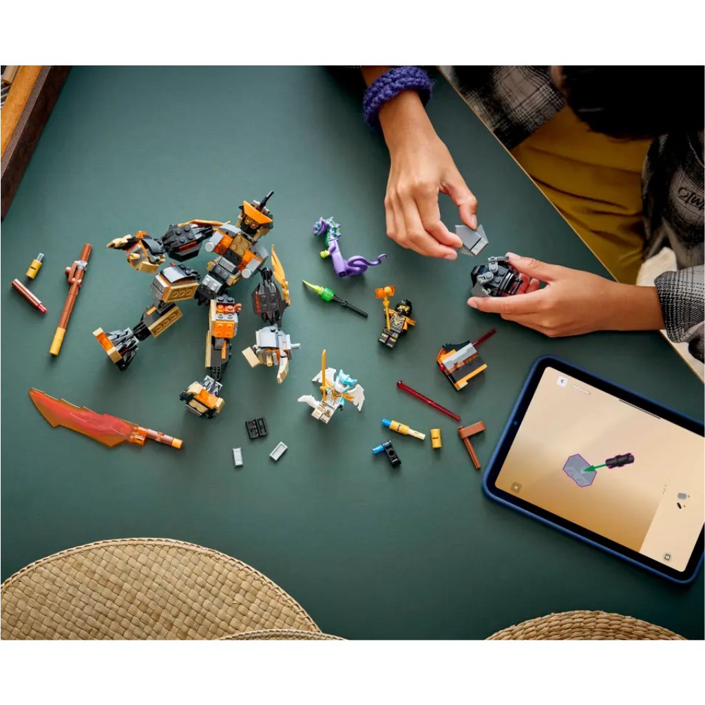 LEGO® Ninjago: Akcyjny robot Cole’a i Smok Zane’a (71854) kép 5