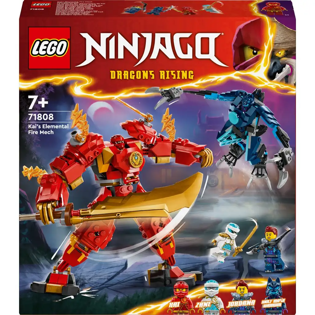 LEGO® Ninjago: Elementalny ognisty robot Kai (71808) kép 1