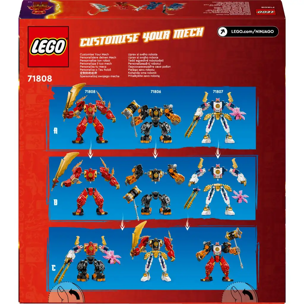 LEGO® Ninjago: Elementalny ognisty robot Kai (71808) kép 5