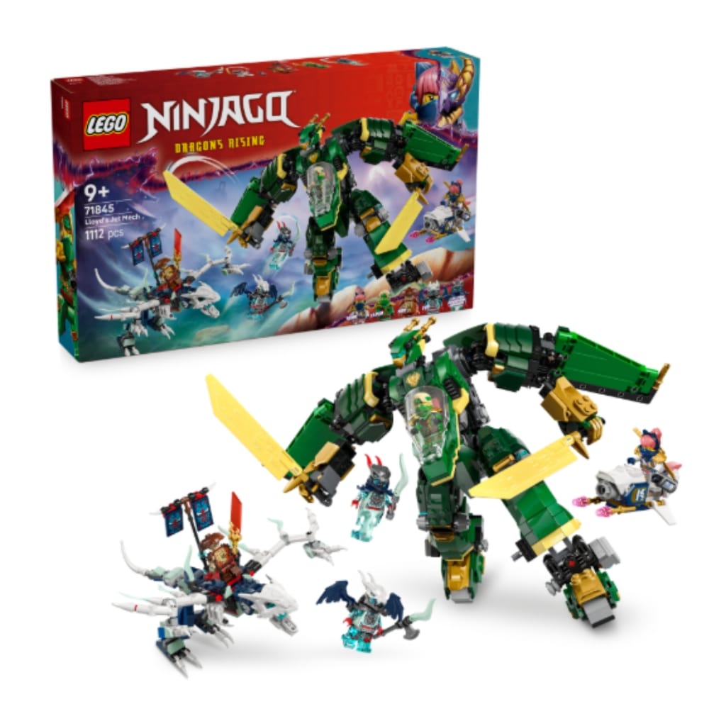 LEGO® Ninjago: Robot Lloyda, który można przekształcić w samolot (71845) kép 1