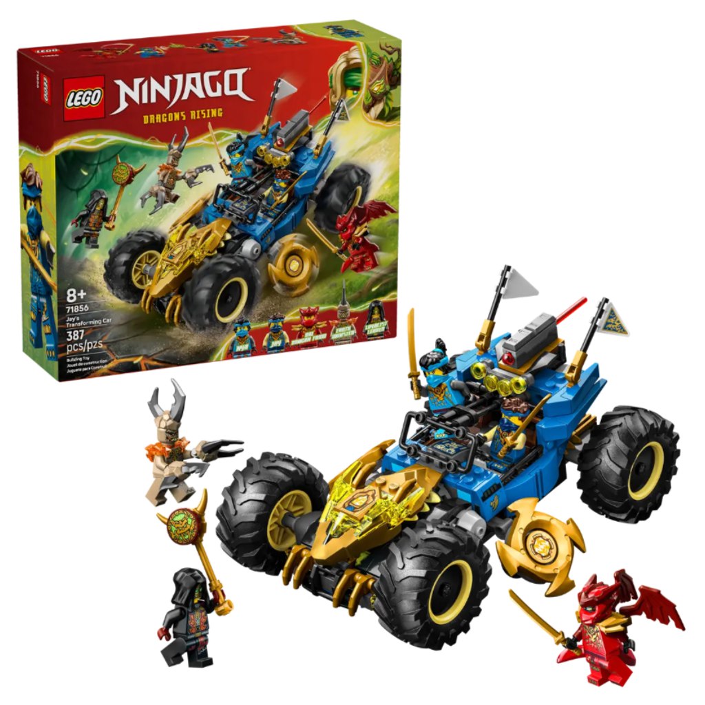 LEGO® Ninjago: Transformujący się samochód Jaya (71856) kép 1