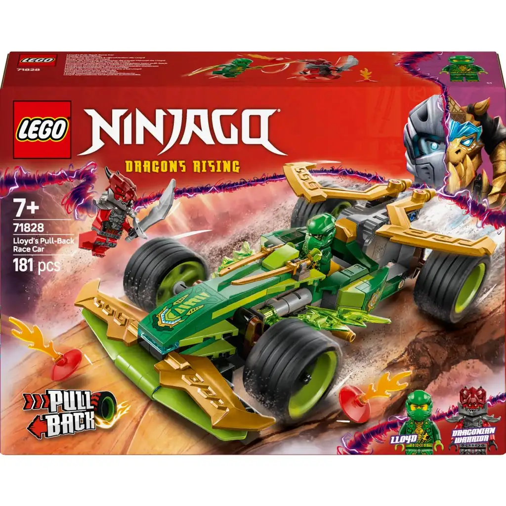 LEGO® Ninjago: Wyścigówka z napędem wstecznym Lloyda (71828) kép 1