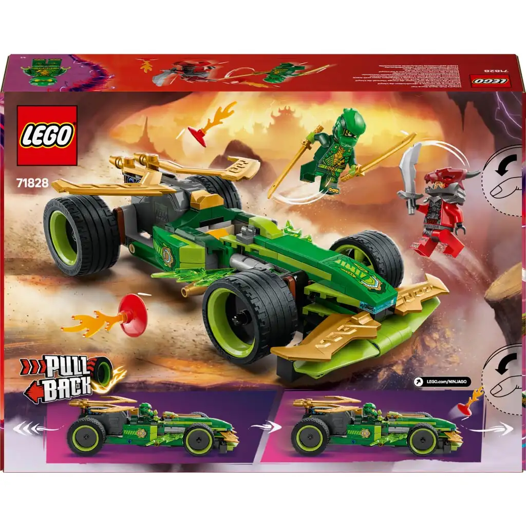 LEGO® Ninjago: Wyścigówka z napędem wstecznym Lloyda (71828) kép 2