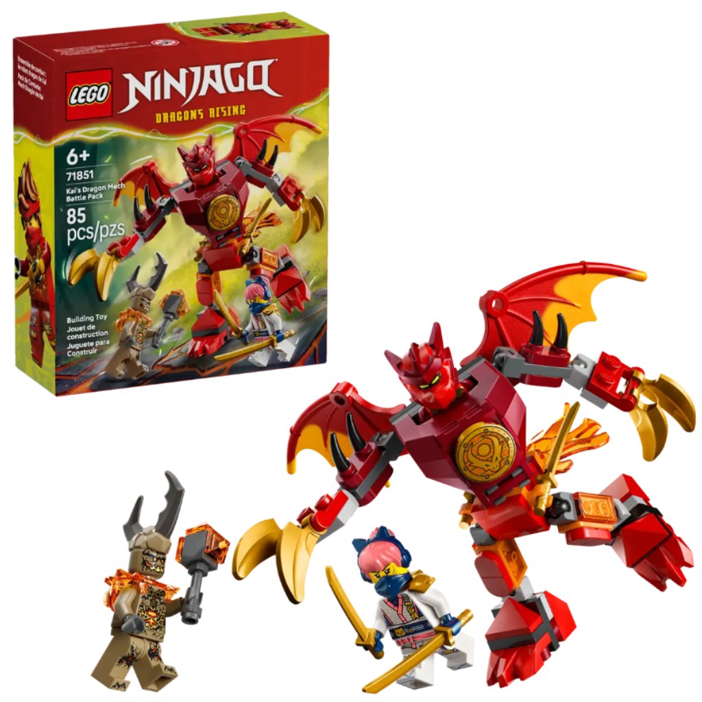 LEGO® Ninjago: Zbroja smoka Kaia, zestaw bojowy (71851) kép 1