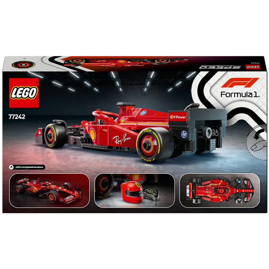 LEGO® Speed Champions: Ferrari SF-24 F1® samochód wyścigowy (77242) kép 2