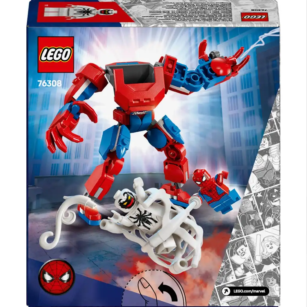 LEGO® Super Heroes: Marvel – Spider-Man robot kontra Anti-Venom (76308) kép 5
