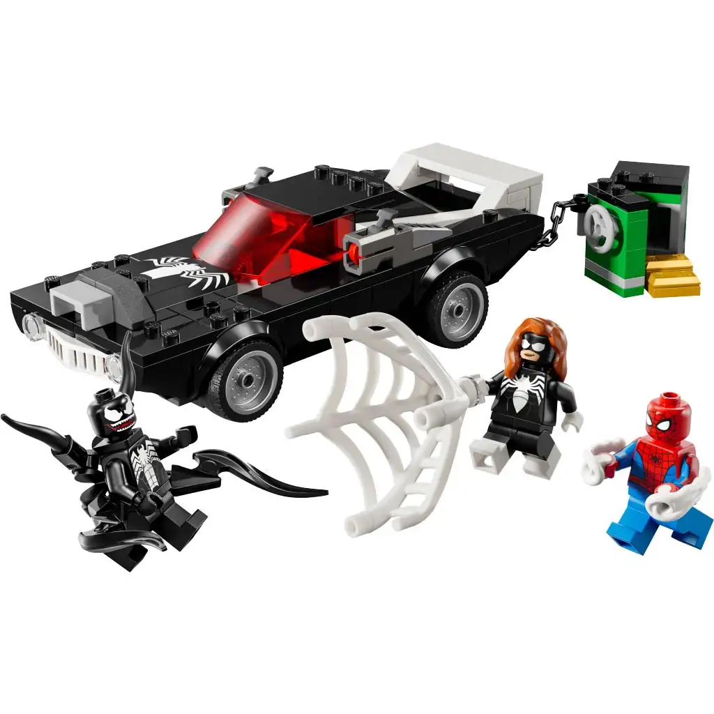 LEGO® Super Heroes: Marvel - Spider-Man kontra Venom samochód sportowy (76309) kép 2