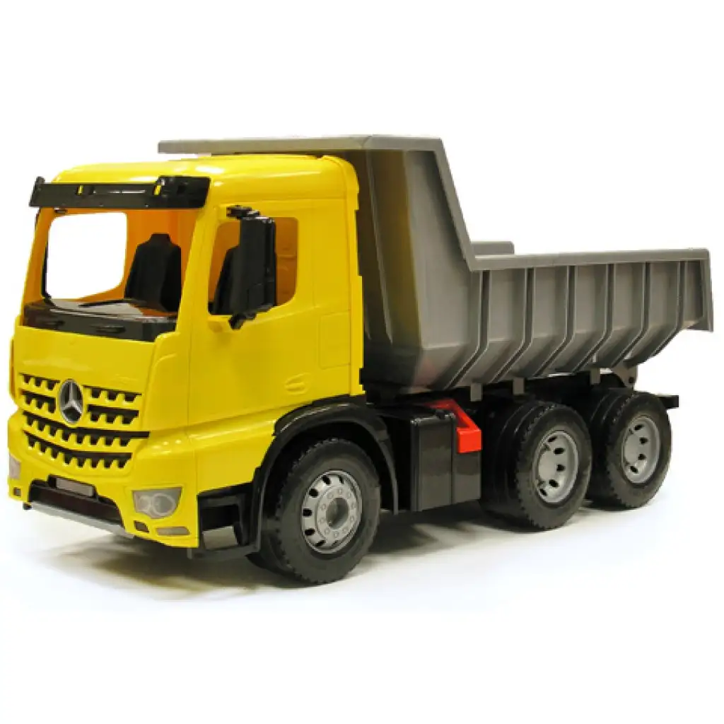 LENA: Mercedes-Benz Actros gigantyczna wywrotka żółto/czarna 67cm kép 1