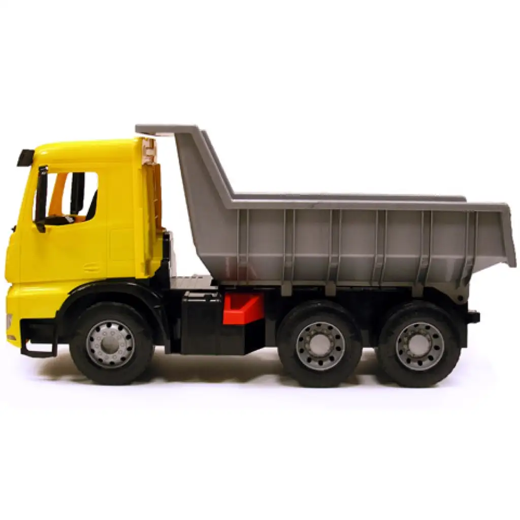 LENA: Mercedes-Benz Actros gigantyczna wywrotka żółto/czarna 67cm kép 2