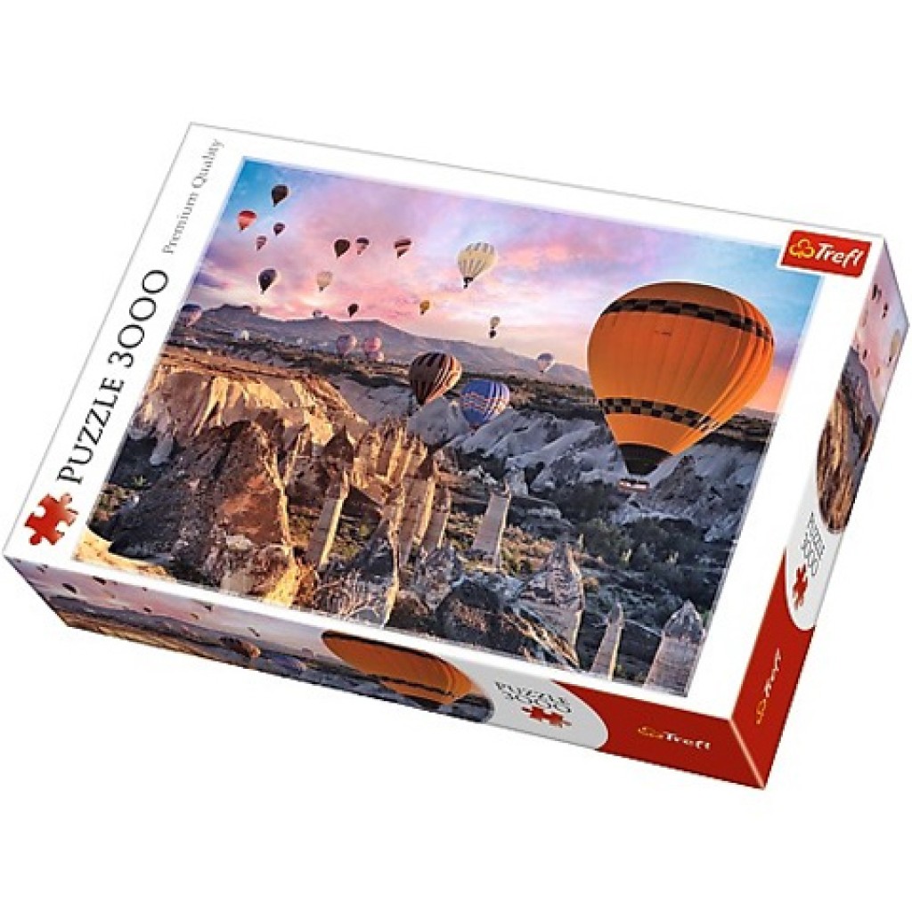Lot balonem nad Kapadocją, Turcja, puzzle premium 3000 elementów - Trefl kép 1
