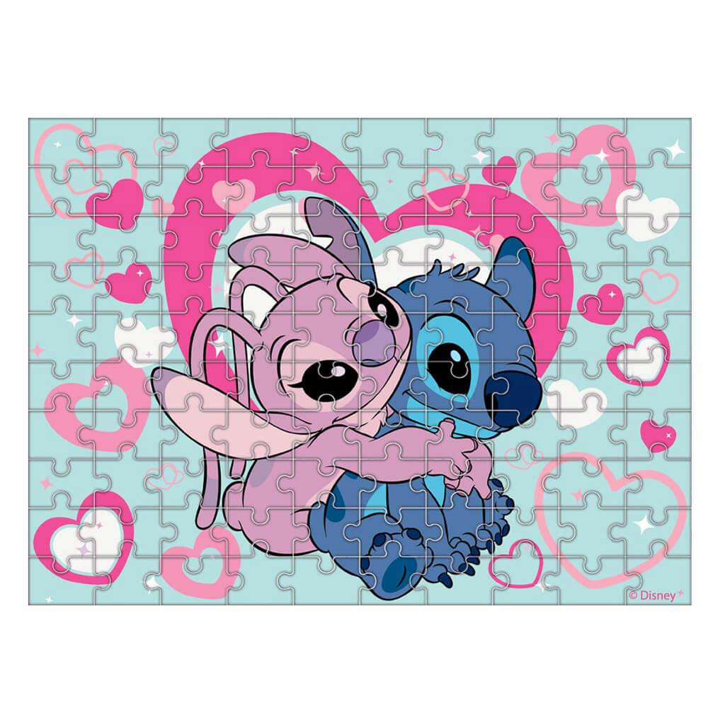 Luna: Disney Stitch 100-elementowa, świecąca w ciemności układanka kép 2
