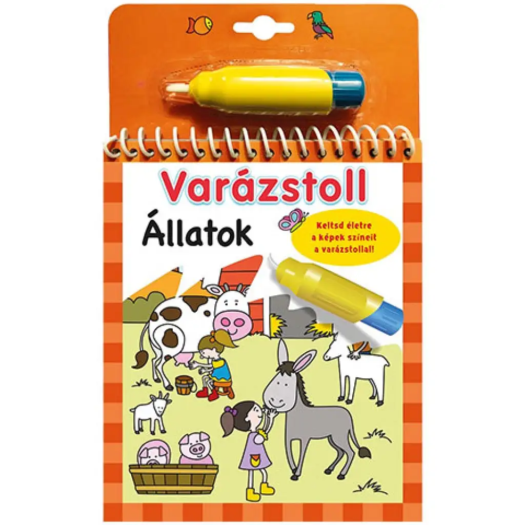 Magiczny długopis - Kolorowanka zwierząt kép 1