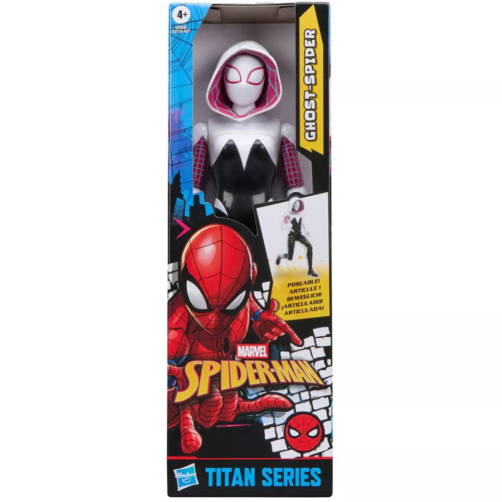 Marvel Avengers: Titan Series Ghost-Spider figurka 30 cm - Hasbro kép 1