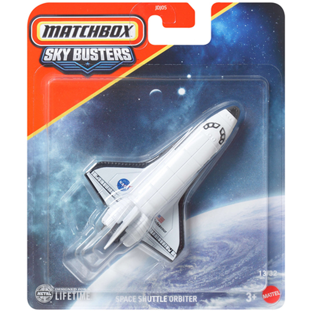 Matchbox Sky Busters: model promu kosmicznego Space Shuttle Orbiter 1/64 – Mattel kép 1